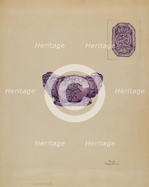 Salt Cellar, c. 1936. Creator: John Tarantino.