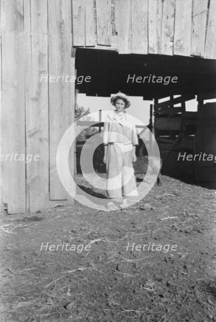 Dora Mae Tengle, sharecropper's daughter, Hale County, Alabama, 1936. Creator: Walker Evans.