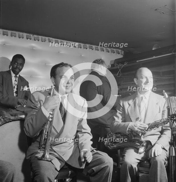 Portrait of Marty Marsala and Bud Freeman, 1938. Creator: William Paul Gottlieb.