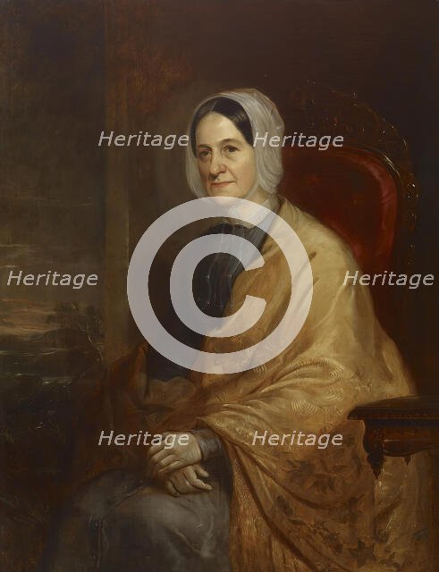 Mrs. Jesse Hare (Catherine H. Welch), 1848. Creator: Alfred Jacob Miller.
