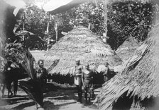 Round houses of natives at Timotu, Santa Cruz, 1892. Artist: Unknown