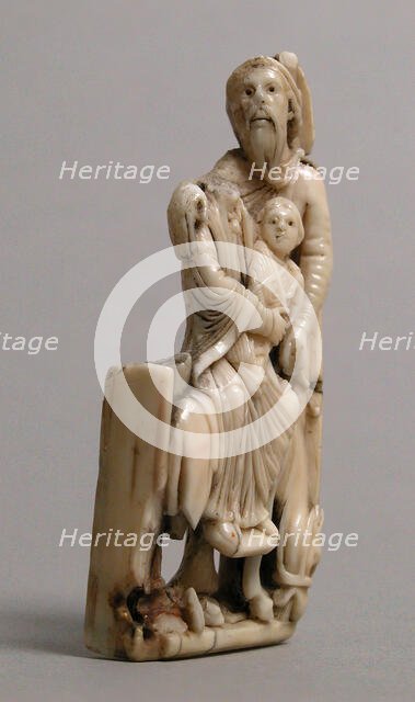 Relief of the Holy Family, British or North French, ca. 1160-80. Creator: Unknown.