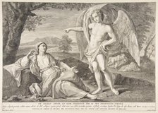 An angel appearing to Hagar, 1727-72. Creator: Pietro Monaco.