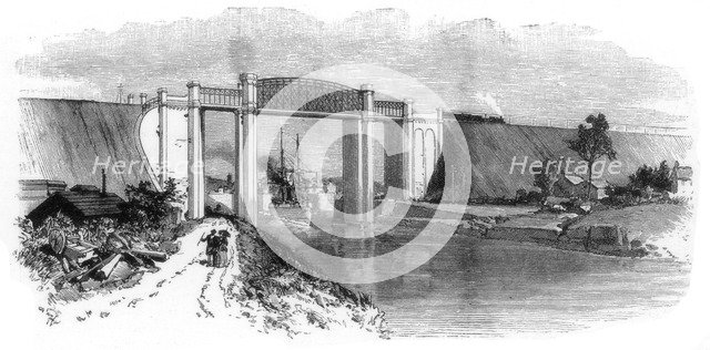 The Latchford Viaduct, Manchester Ship Canal, 1894. Artist: Unknown