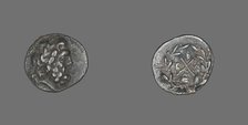 Hemidrachm (Coin) Depicting the God Zeus Amarios, 234-146 BCE. Creator: Unknown.