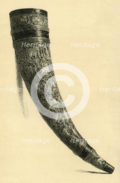 Horn, 11th century, (1881).  Creator: A A Bradbury.