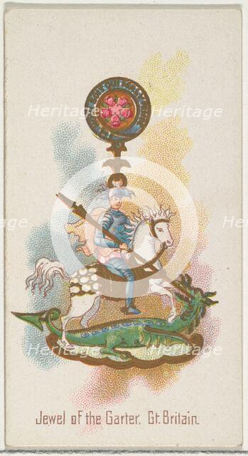 Jewel of the Garter, Great Britain, from the World's Decorations series (N30) for Allen & ..., 1890. Creator: Allen & Ginter.