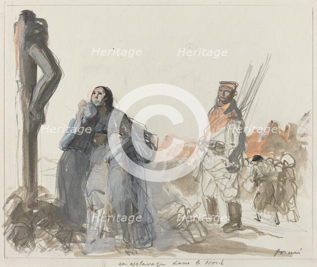 En esclavage dans le Nord, c. 1914/1919. Creator: Jean Louis Forain.