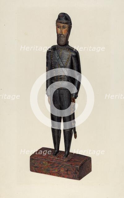 Civil War Soldier, c. 1940. Creator: Mina Lowry.