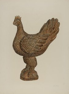 Rooster, c. 1940. Creator: Hester Duany.