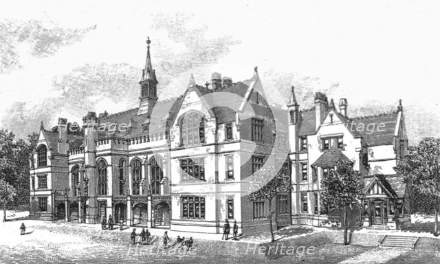 ''The New Grammer School Buildings at Bedford', 1891. Creator: Unknown.