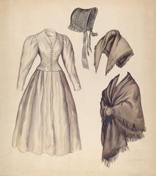 Dress, c. 1937. Creator: Lillian Causey.