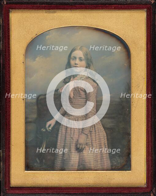 Portrait of a Girl, late 1840s. Creator: William Edward Kilburn.