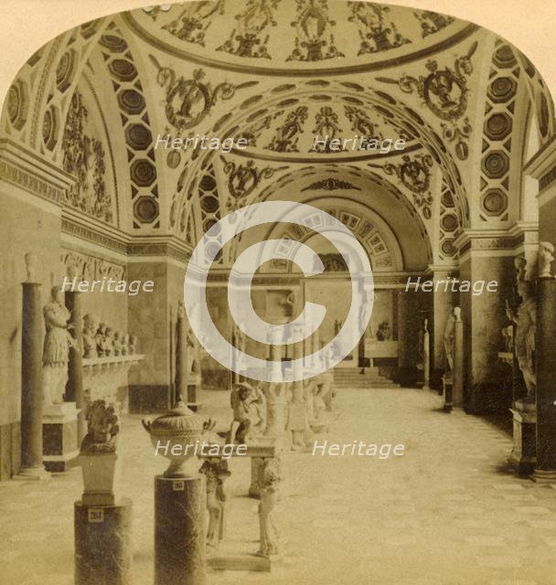 'Hall of the Romans, Glyptothek, Munich, Germany', 1898. Creator: Underwood & Underwood.
