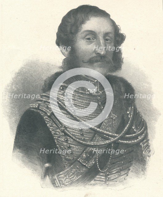 'James Thomas Brudenell, 7th Earl of Cardigan', 1855 (1909). Artist: Unknown.