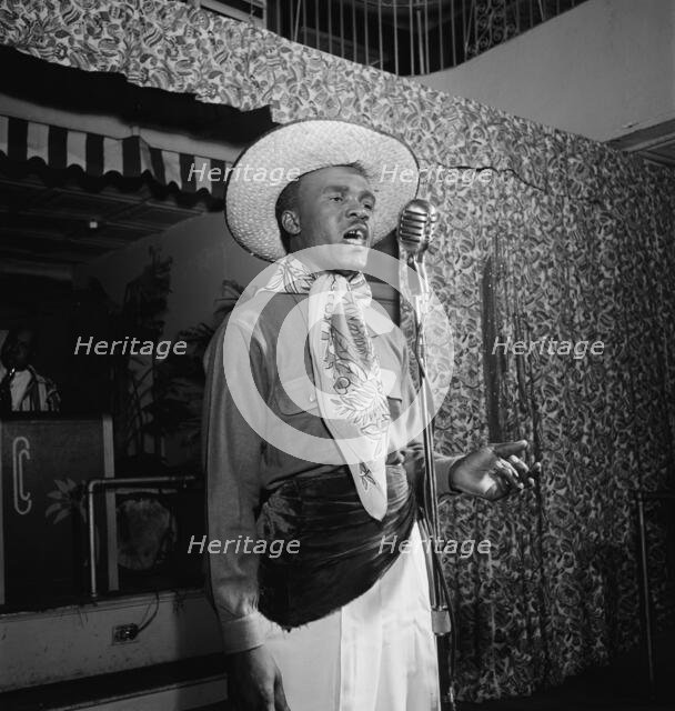 Portrait of Lord Invader, Renaissance Ballroom, New York, N.Y., ca. July, 1947. Creator: William Paul Gottlieb.