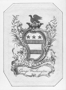 Bookplate of George Washington, 1772., 1772. Creator: Anon.