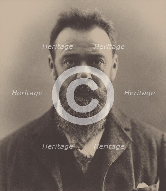 Portrait of Ferdinand Hodler (1853-1918). Creator: Anonymous.