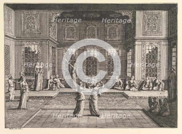 The Seraglio (Aubry de La Mottraye's "Travels throughout Europe, Asia and into Part of ..., 1723-24. Creator: William Hogarth.