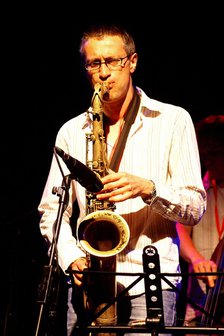 Dave O'Higgins, saxophonist, Braithwaite Hall, Croydon, 2007. Artist: Brian O'Connor.