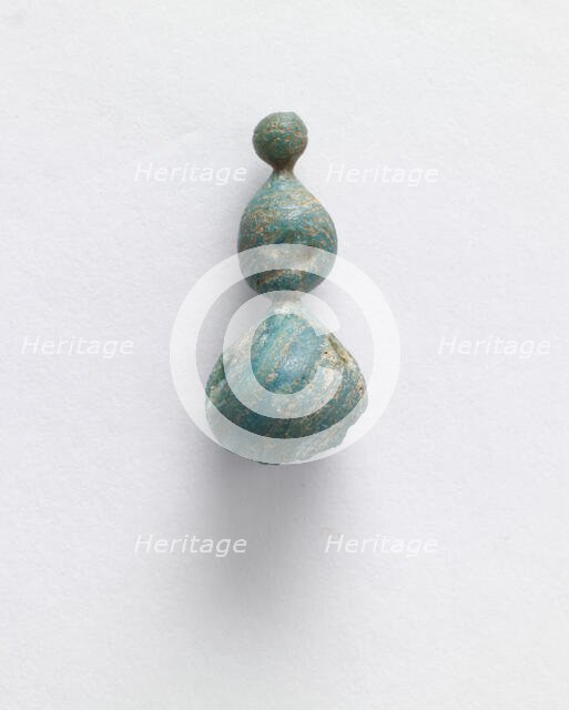 Bead in the shape of a gourd, Goryeo period, 12th-13th century. Creator: Unknown.
