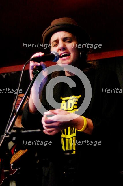 Giulia Marelli, Aaron Liddard Quintet, Verdict Jazz Club, Brighton, East Sussex, 25 Mar 2023. Creator: Brian O'Connor.