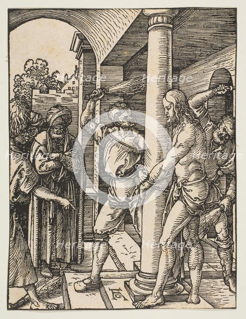 The Flagellation, from The Small Passion, ca. 1509. Creator: Albrecht Durer.