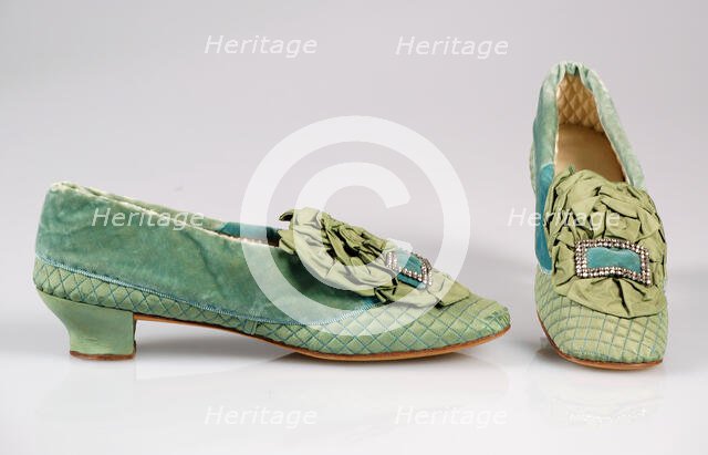 Slippers, American, 1870-75. Creator: Unknown.