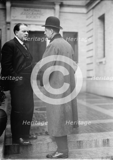 Dr. John Oliver Laforce [sic], Asst. Ed. Dir., National Geographic Society...with F.E. Johnson, 1913 Creator: Harris & Ewing.