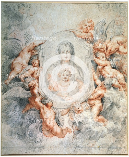 'Madonna Adored by Angels (Madonna della Vallicella), 1608.  Artist: Peter Paul Rubens