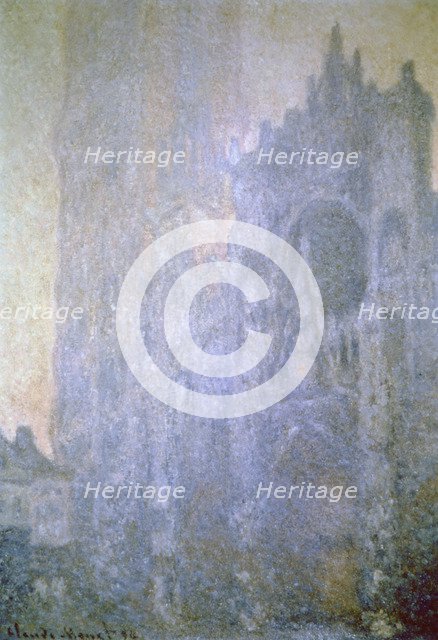 'Rouen Cathedral, Early Morning Light', 1894. Artist: Claude Monet