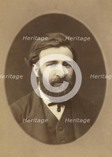 Nicolaus Martianoff, head-and-shoulders portrait, facing front, (1878?). Creator: Unknown.