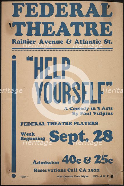 Help Yourself, Seattle, WA, 1937. Creator: Unknown.