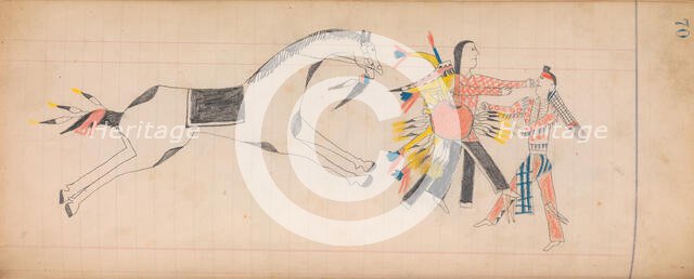 Maffet Ledger: Drawing, ca. 1874-81. Creator: Unknown.