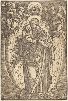 The Virgin Crowned by Angels, c. 1513. Creator: Albrecht Altdorfer.