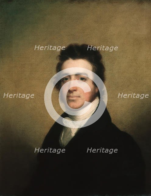 Augustus Washington Clason, ca. 1820. Creator: John Wesley Jarvis.
