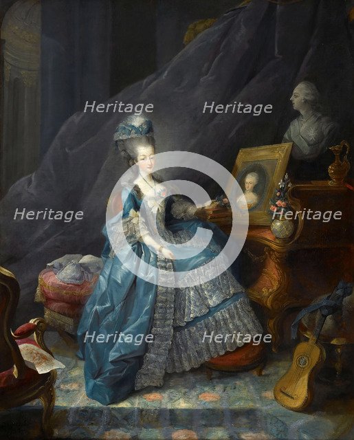 Princess Maria Theresa of Savoy (1756-1805). Artist: Gautier Dagoty, Jean-Baptiste André (1740-1786)