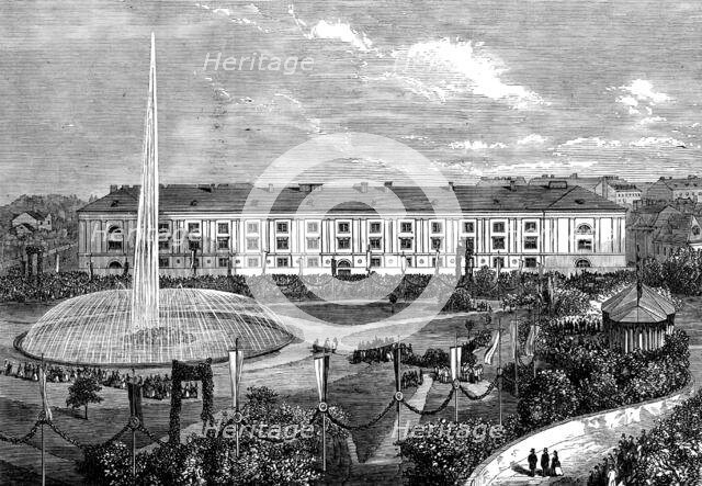 Opening of the new City Water-Works at Vienna, 1873. Creator: Unknown.