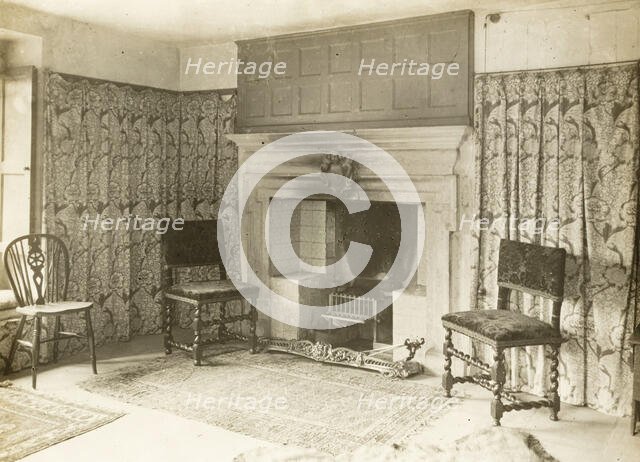 Kelmscott Manor: The Green Room, 1896. Creator: Frederick Henry Evans.