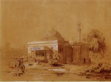 Project of the Turkish Bath pavilion in Catherine Park of Tsarskoye Selo, c. 1850. Artist: Monighetti, Ippolit Antonovich (1819-1878)