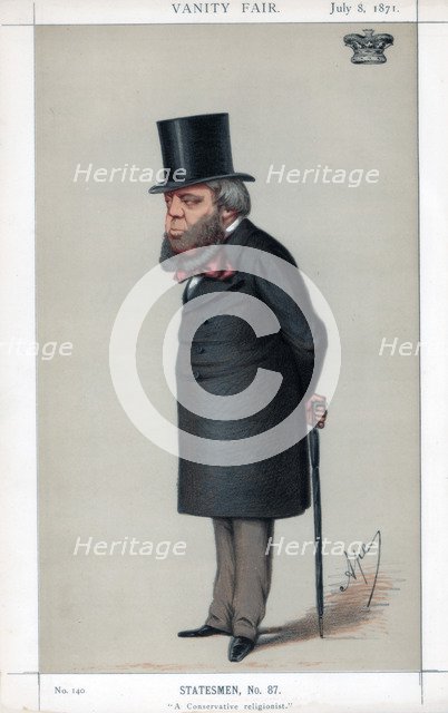 'A Conservative religionist', 1871.  Artist: Carlo Pellegrini