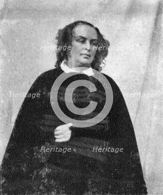 Victor Hugo, French poet, dramatist and novelist, c1840s. Artist: Unknown