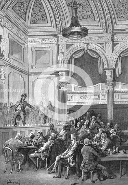 'At Evans's', 1872.  Creator: Gustave Doré.