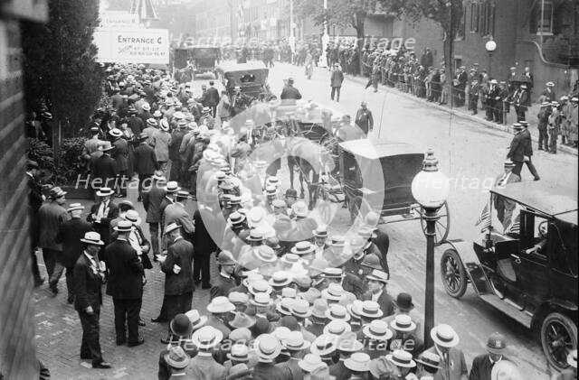 Crowd at convention hall, Baltimore, Maryland, 1912. Creator: Bain News Service.
