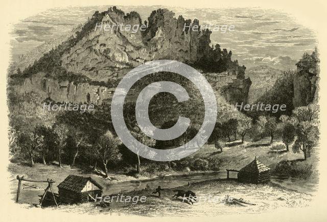 'The Cliffs of Seneca', 1872.  Creator: William Ludwell Sheppard.