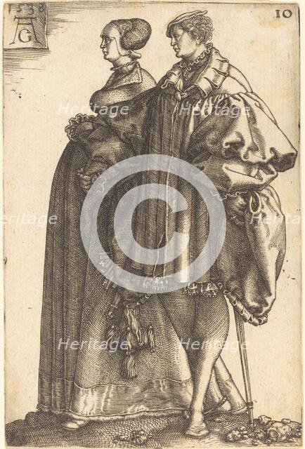 Large Wedding Dancers, 1538. Creator: Heinrich Aldegrever.