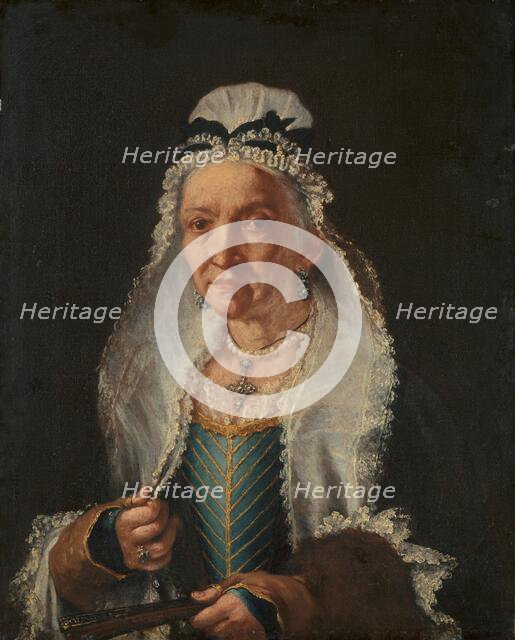 Portrait of an Old Lady, 1720-1750. Creator: Circle of Giuseppe Ghislandi.