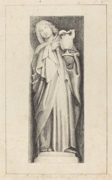 Saint John, from Henry the Seventh's Chapel Westminster Abbey, published 1829. Creator: Maria Denman.