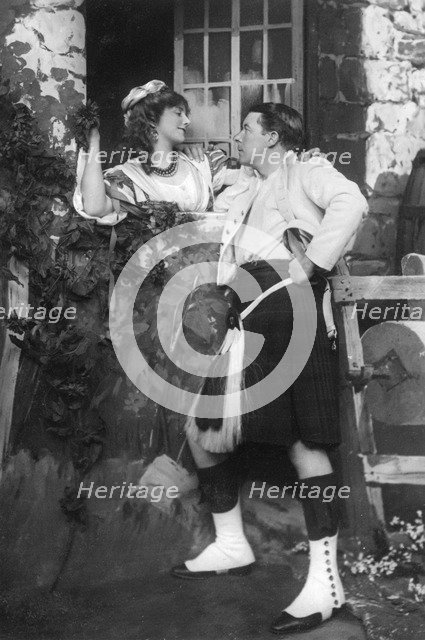 Ellaline Terriss and Seymour Hicks in The Gay Gordons, c1907. Artist: Unknown