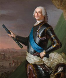 Armand de Vignerot du Plessis (1696-1788), Duke of Richelieu, Marshal of France. Creator: Anonymous.